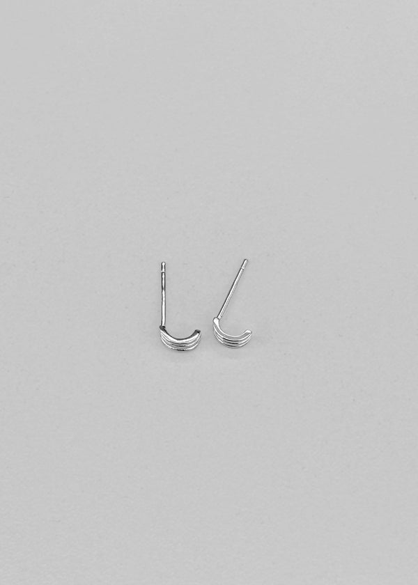 (SILVER 925) Cheddle Mini Silver Earrings