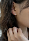 (SILVER 925) Cheddle Mini Silver Earrings