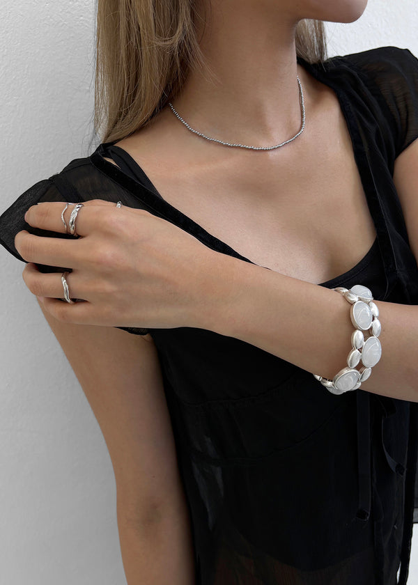 Caricature Onyx Bold Banding Bracelet