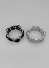Caricature Onyx Bold Banding Bracelet