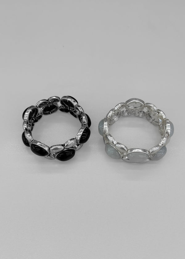 Caricature Onyx Bold Banding Bracelet