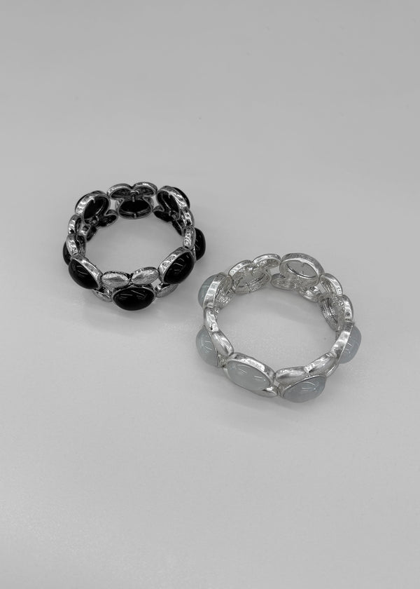 Caricature Onyx Bold Banding Bracelet