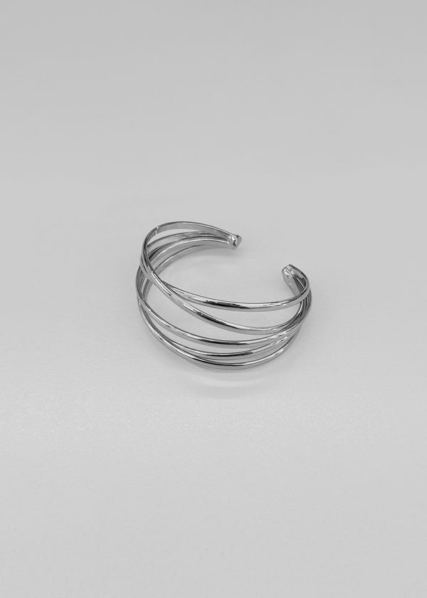 Loraf Silver Open Bracelet