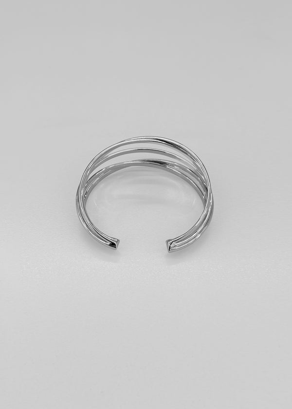 Loraf Silver Open Bracelet