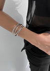 Loraf Silver Open Bracelet