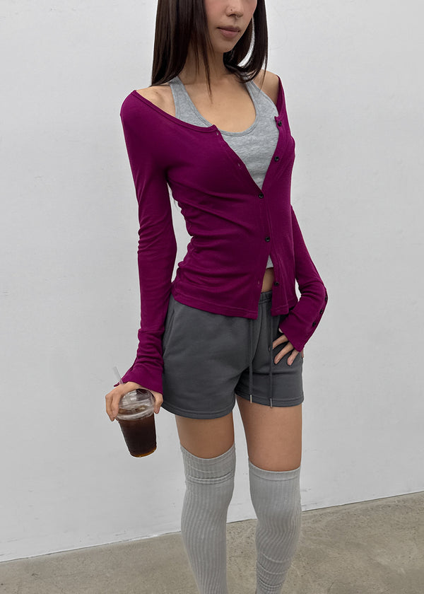 Meer Summer See-through Button Cardigan