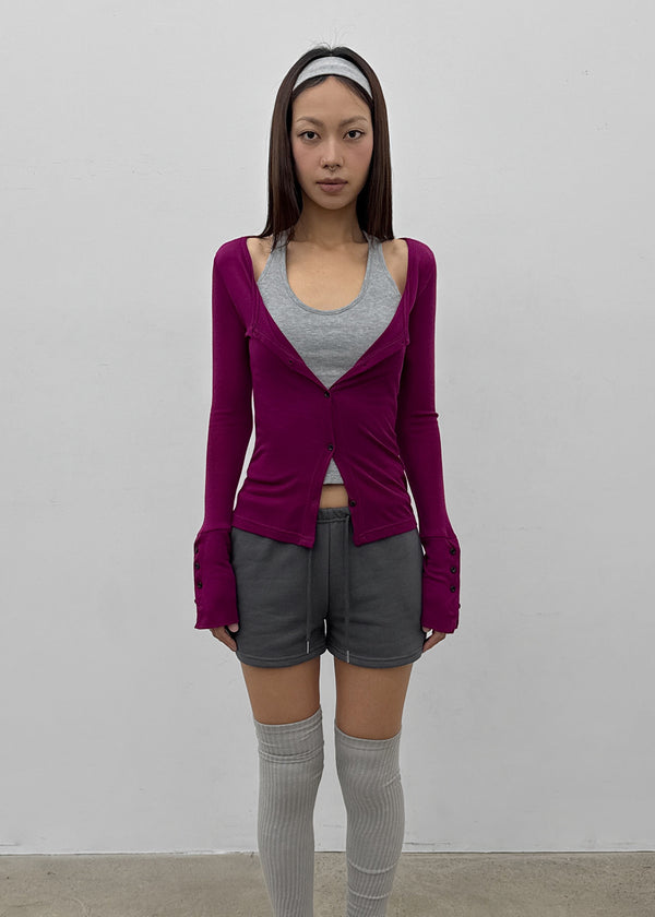Meer Summer See-through Button Cardigan