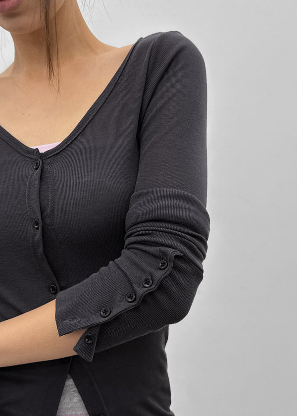 Meer Summer See-through Button Cardigan