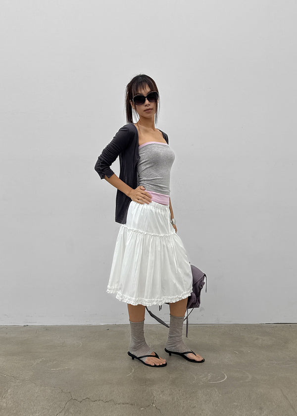 Meer Summer See-through Button Cardigan