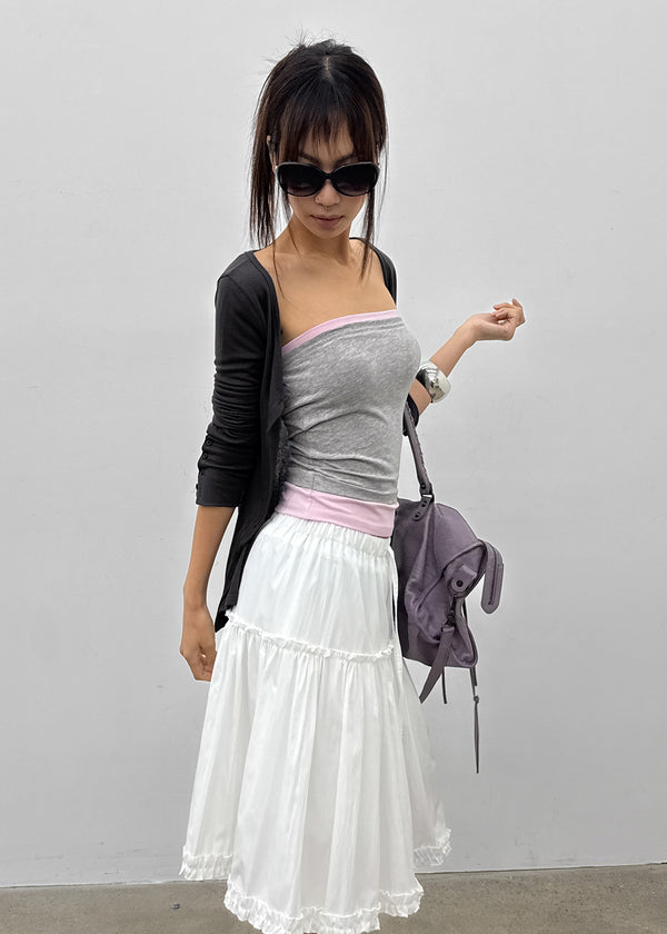 Meer Summer See-through Button Cardigan