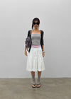 Meer Summer See-through Button Cardigan
