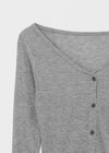 Meer Summer See-through Button Cardigan