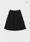 Mirage Frill Banding Midi Skirt