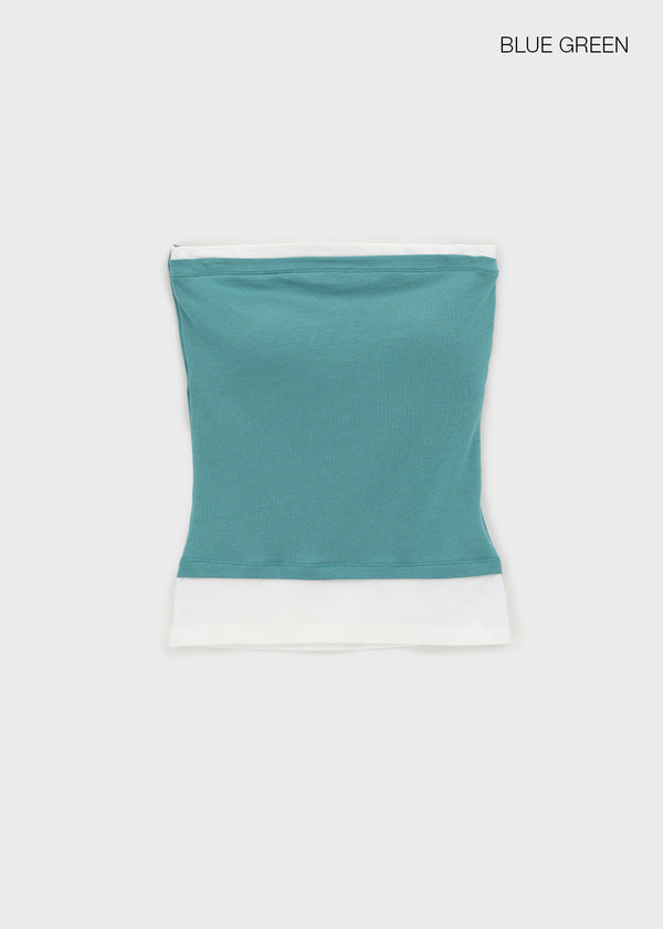 [MADE] Prico Layered Tube Top (Built-in Cap)