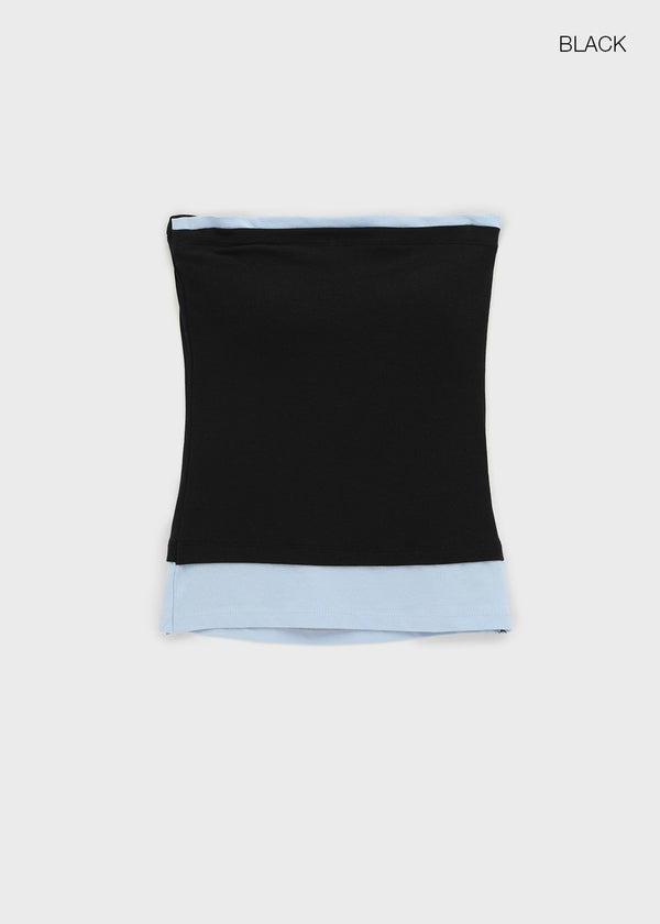 [MADE] Prico Layered Tube Top (Built-in Cap)