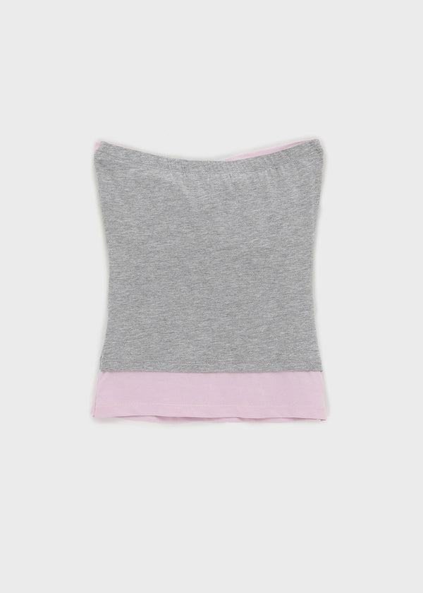 [MADE] Prico Layered Tube Top (Built-in Cap)