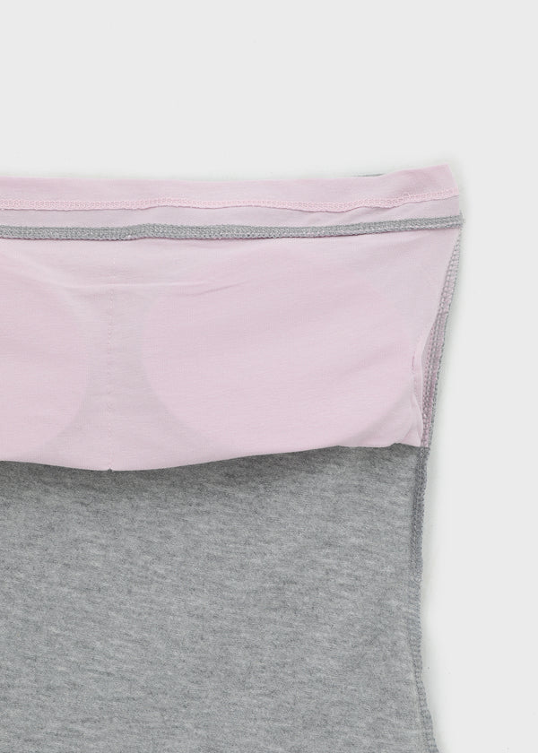 [MADE] Prico Layered Tube Top (Built-in Cap)