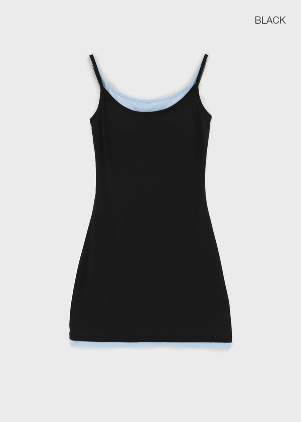 [MADE] Prico Layered Mini Dress (Built-in Cap)