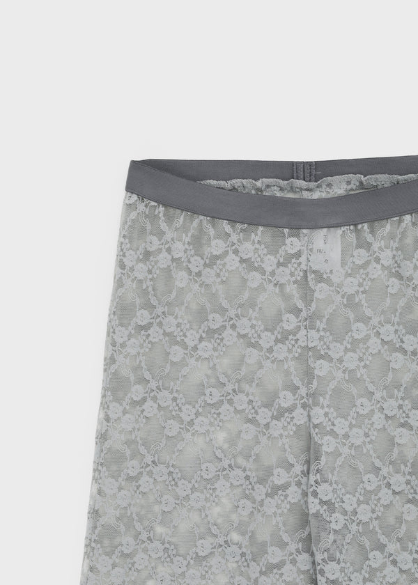 Quark See-through Lace Capri Leggings