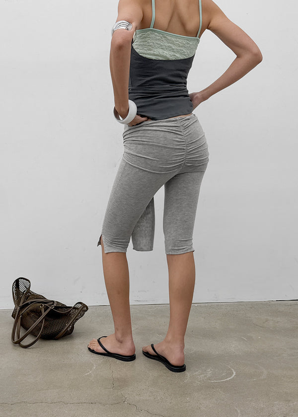 Stillup Shirred Strap Capri Pants