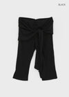 Stillup Shirred Strap Capri Pants