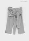 Stillup Shirred Strap Capri Pants