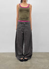 Grotto Bijou Pigment Wide Cargo Pants
