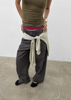 Grotto Bijou Pigment Wide Cargo Pants