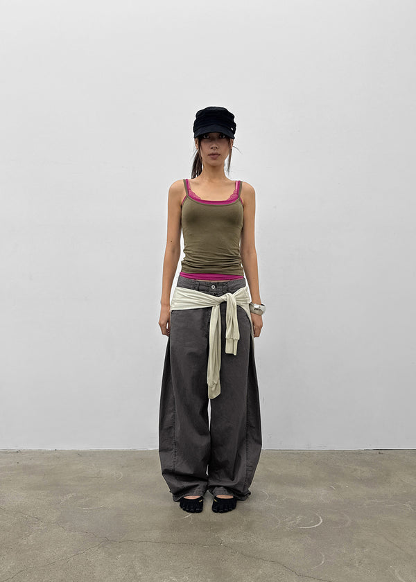 Grotto Bijou Pigment Wide Cargo Pants