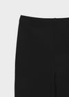 Rust Slit Banding Capri Pants