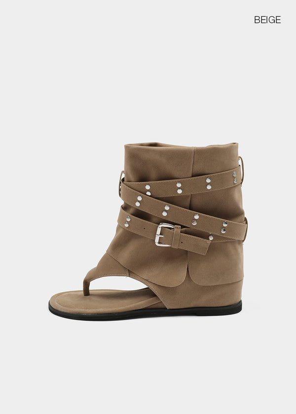 Bircombe Suede Flip-flops Mid-calf Boots