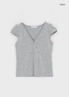 Furness Cap Sleeve Wrap Short Sleeve Tee