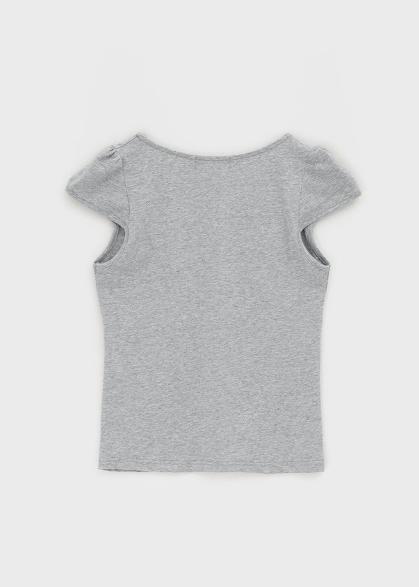 Furness Cap Sleeve Wrap Short Sleeve Tee