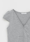 Furness Cap Sleeve Wrap Short Sleeve Tee