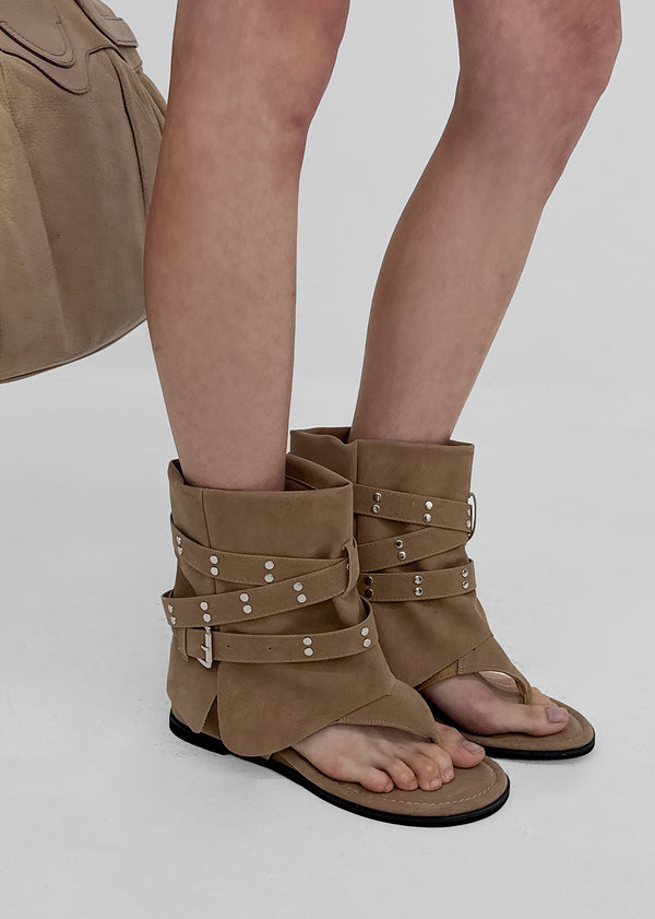 Bircombe Suede Flip-flops Mid-calf Boots
