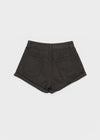 Nicket Roll-up Cotton Shorts (Belt Set)