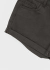 Nicket Roll-up Cotton Shorts (Belt Set)