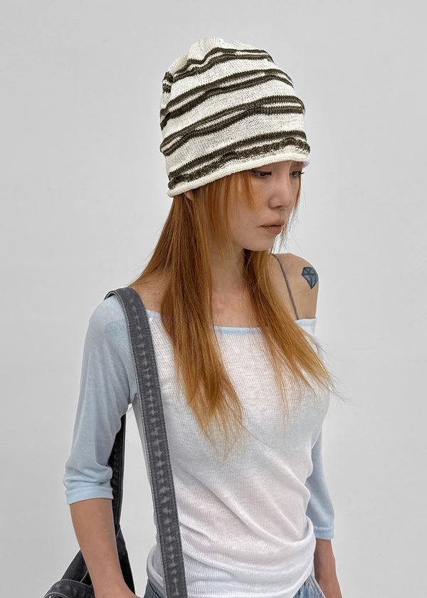 Vuka Striped Summer Beanie