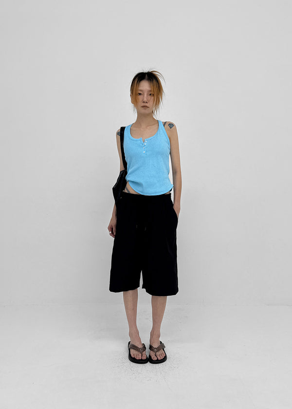 (UNISEX) Comkit Track Bermuda Banding Pants