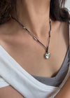 Yolkong pendant cord necklace