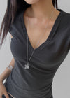 Kessle pendant drop necklace