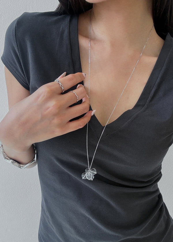 Kessle pendant drop necklace