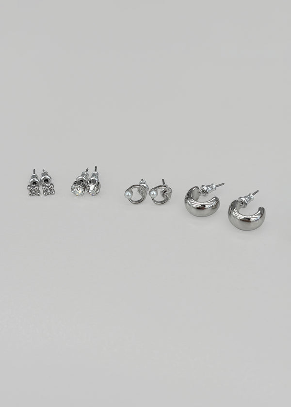 Timp 7-Set Silver Earrings