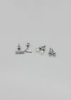 Timp 7-Set Silver Earrings
