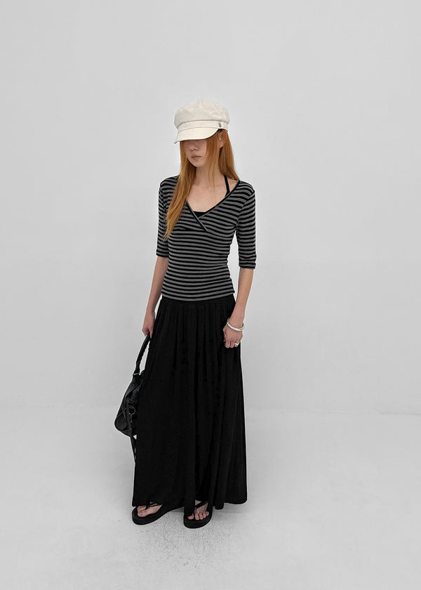 Cabero Banding Long Skirt