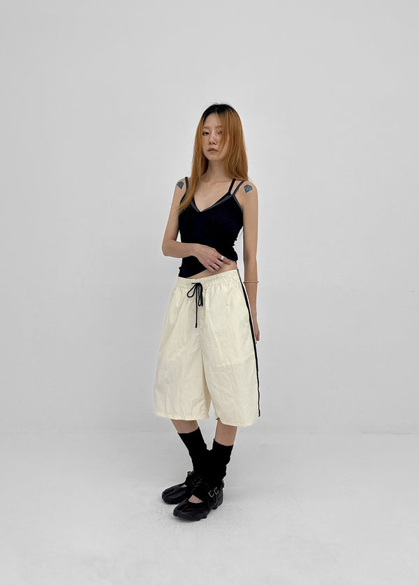 (UNISEX) Comkit Track Bermuda Banding Pants