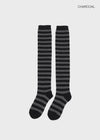 Combill Striped Over-the-knee Socks