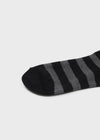 Combill Striped Over-the-knee Socks