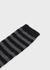 Combill Striped Over-the-knee Socks
