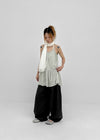 Kosha Shirred Layered Mini Dress